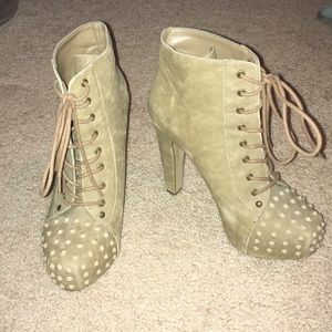 Charlotte Russe studded booties.
